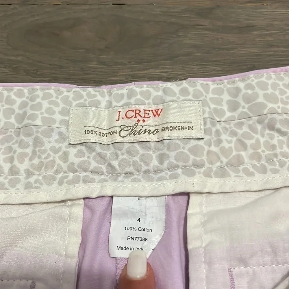 J. Crew • Purple Chino Shorts - Picture 6 of 6